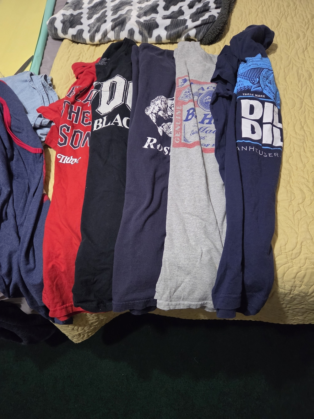 Bass Pro Shops Kids Long Sleeve Tee in Navy, Gray, Red, Black